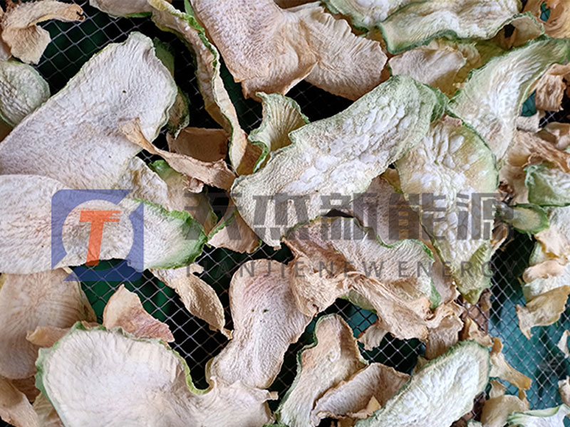 阜陽蘿卜（bo）烘幹機用戶使用現場