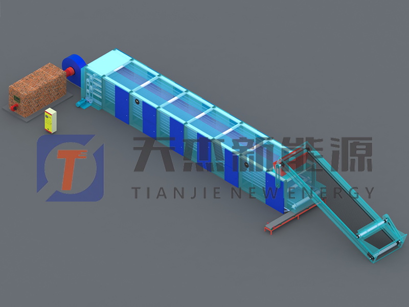 南瓜（guā）烘幹機三維示意圖